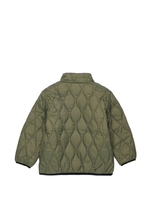 Piumino neonato Diesel Jonionb verde trapuntato con logo Oval D DIESEL KIDS | K00833KXBS2K511